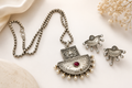 Oxidise Naclace Set