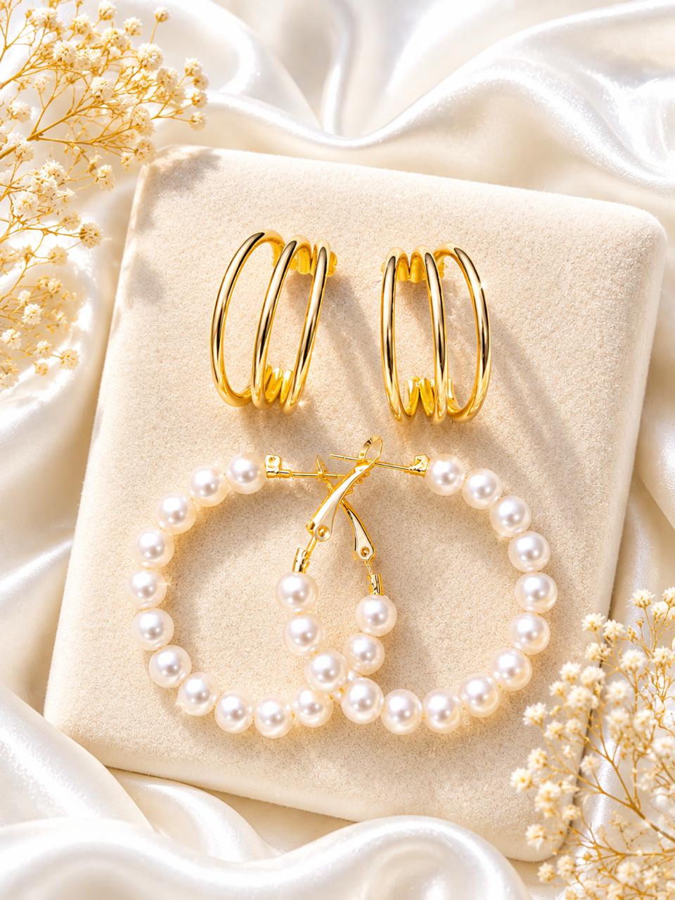 Earrings 2 pairs
