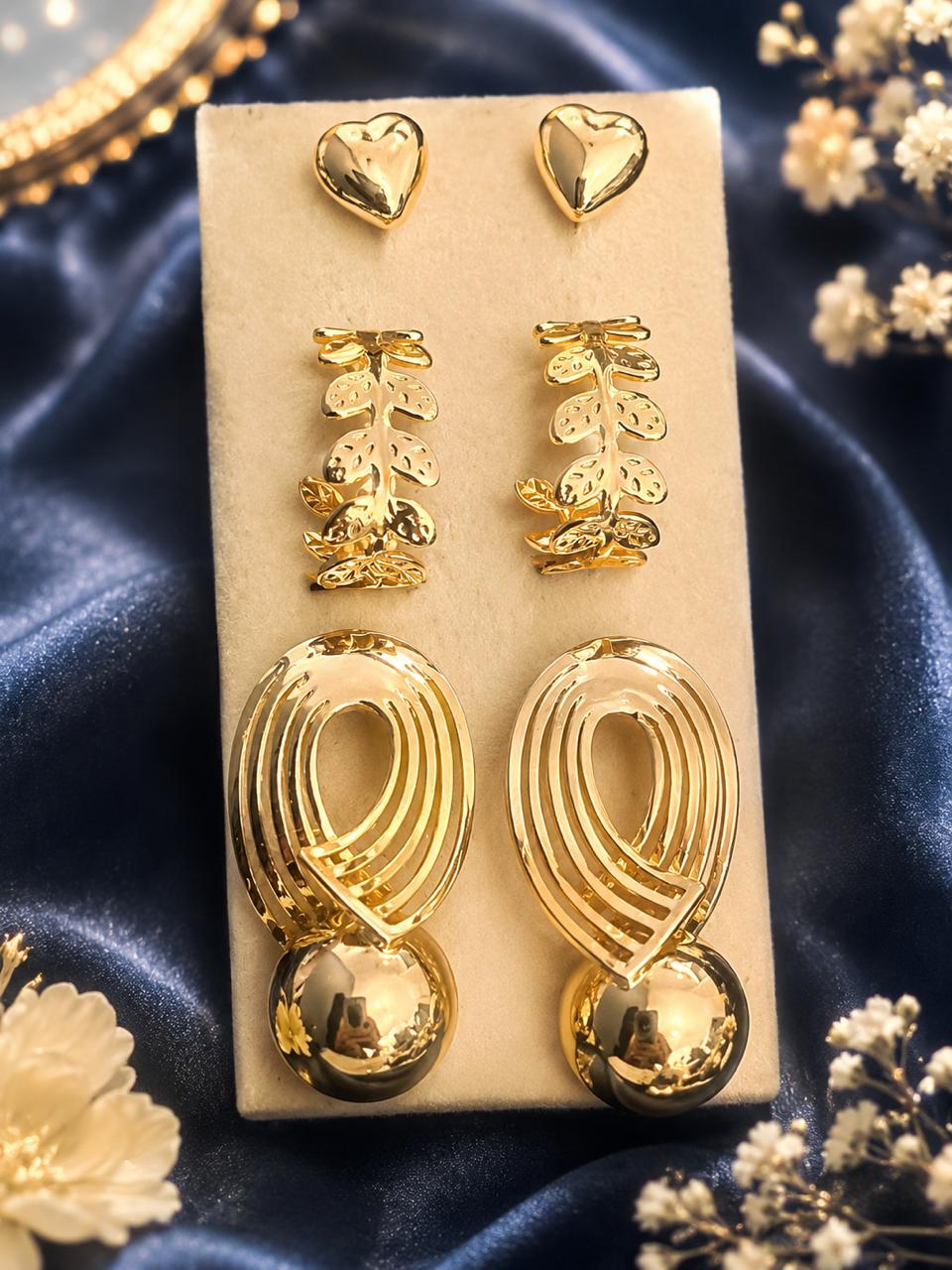 Earring (pairs of three)