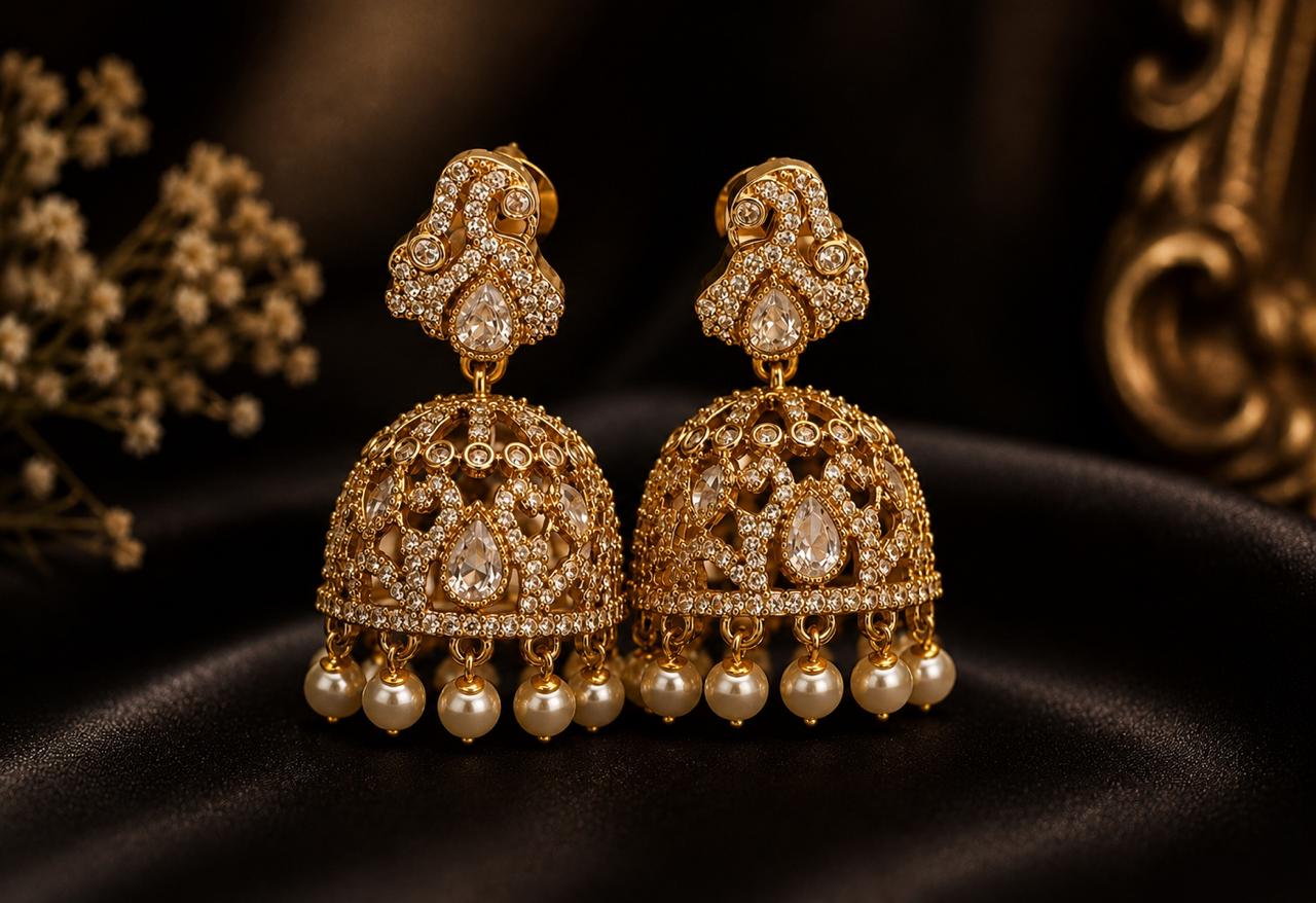 Gold Plated Jumka