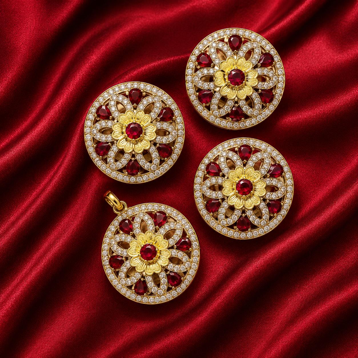 Stones Pendant set