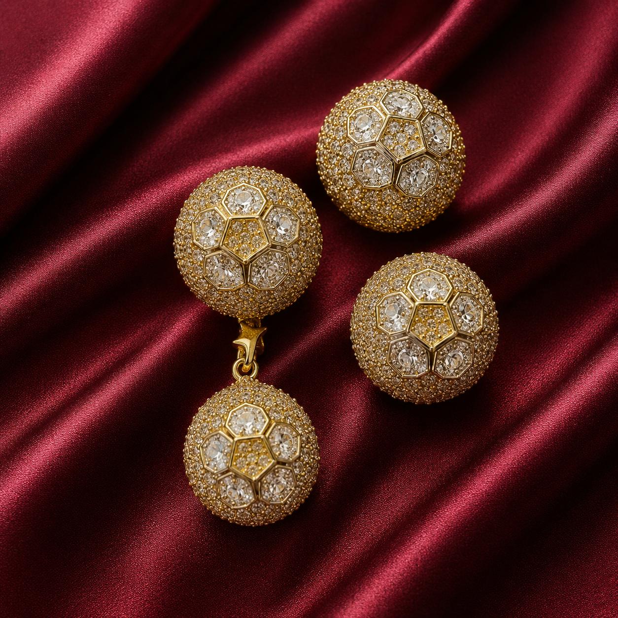 Stones Pendant Set